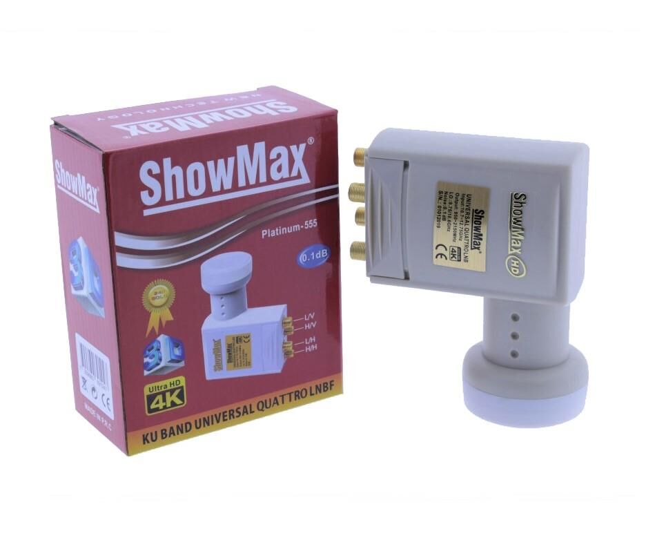 ShowMax SH-555 Platinum Santral Lnb Universal Quattro Lnb