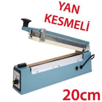 PFS 200C 20CM Yan Kesmeli Poşet Yapıştırma Makinesi (Alüminyum Gövde)