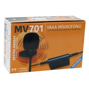 Magicvoice MM-701 Kablolu 600 Ohm Yaka Mikrofonu