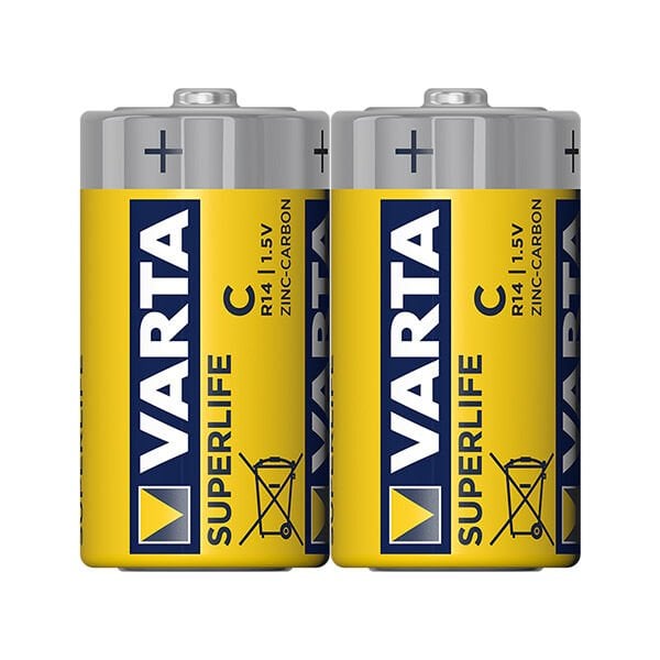 Varta Superlife Çinko Orta C Boy Pil (24'lü Paket)