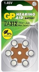 GP ZA312 1.45v İşitme Cihazı Kulaklık Pili