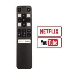 Tcl RC 802V - FNR1 - HTC120 - RC25324 Netflix - Youtube Tuşlu Ses Komutsuz Lcd Led Tv Kumanda