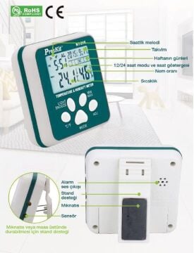 Proskit Nt-316 Mini Sıcaklık Nem Ölçer