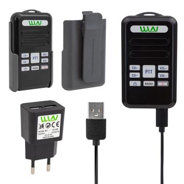 Wln KD-C80 3-5 Km 16 Kanal Radyolu Deprem Çantası İçin Mini Telsiz