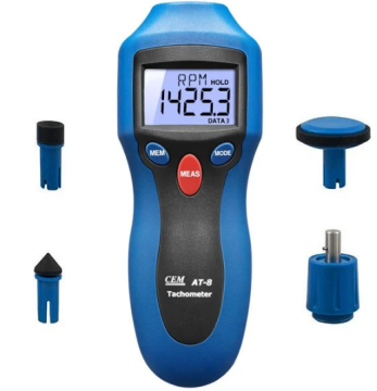 Cem AT8 Temaslı ve Temassız Devir Ölçebilen Takometre
