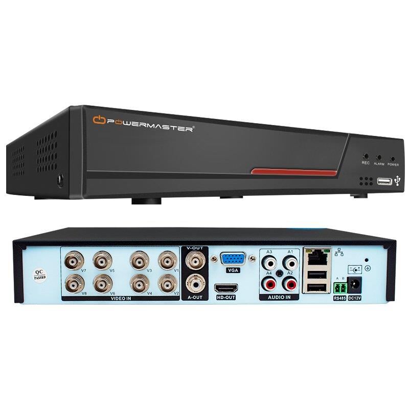 POWERMASTER PM-4407 8 KANAL 6IN1 5 MP DESTEKLİ DVR KAYIT CİHAZI (H265)