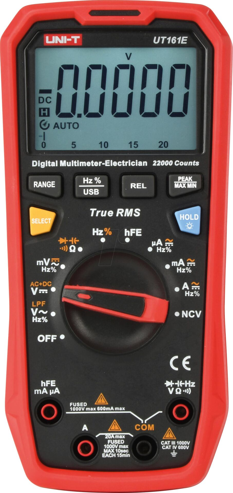 Unit UT-161E 1000V True RMS Digital Multimetre