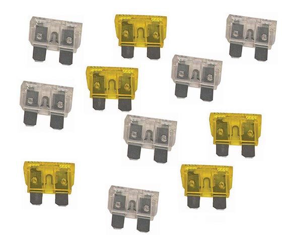 PowerMaster 15 Amper Aşırı Yük ve Kısa Devre Koruma Bıçaklı Oto Sigortası (100lü Paket)