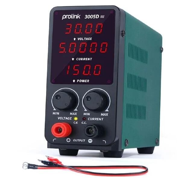 Prolink P-3005D 30V 5A Ayarlı Güç Kaynağı