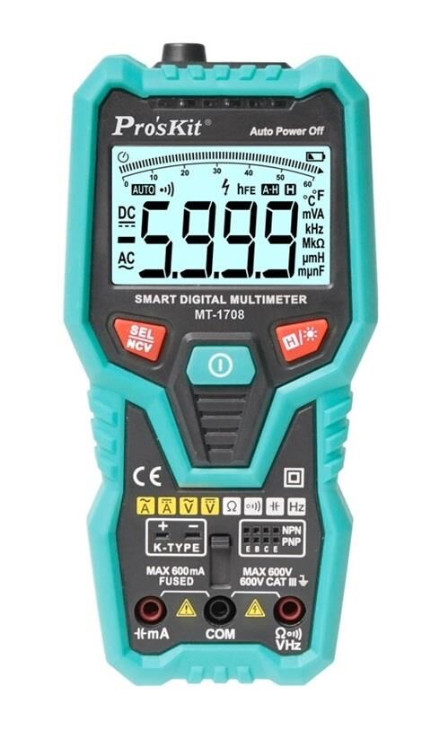 Proskit MT-1708 3-5/6 Akıllı Digital Multimetre