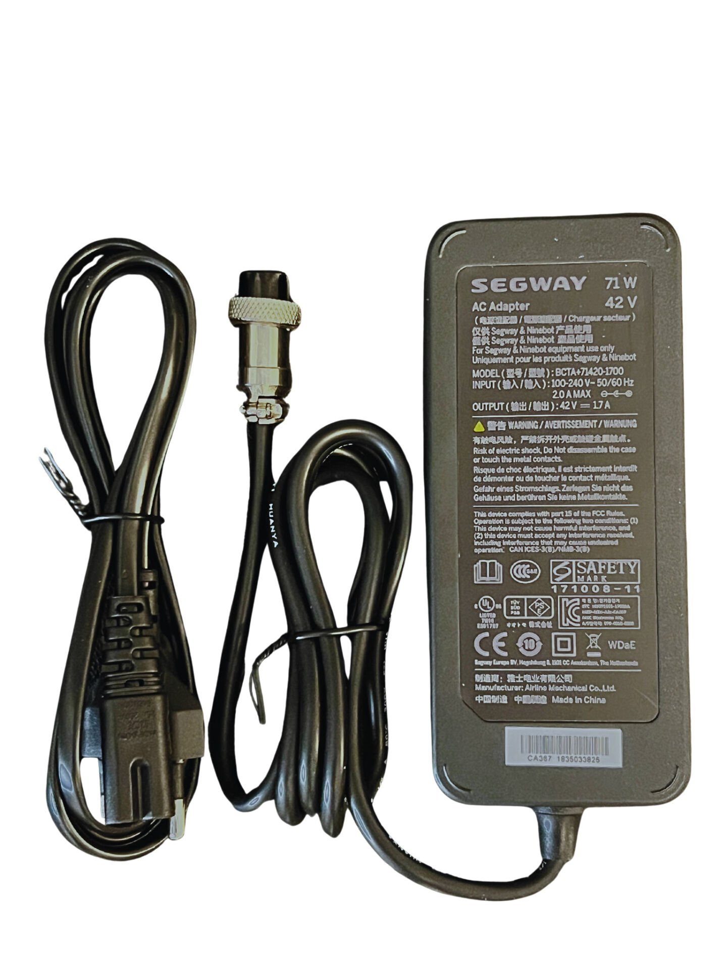 Onvo OV006 OV007 OV-X12 Plus Uyumlu 42V-1.7A Scooter Şarj Cihazı