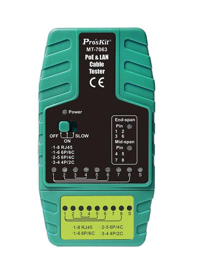 Proskit MT-7063 PoE & Lan Kablo Test Cihazı