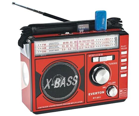 EVERTON RT-863 MÜZİK KUTUSU USB/SD/FM/SW