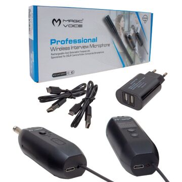 Magicvoice Mv-19603 UHF Kablosuz Kamera Uyumlu Mikrofon