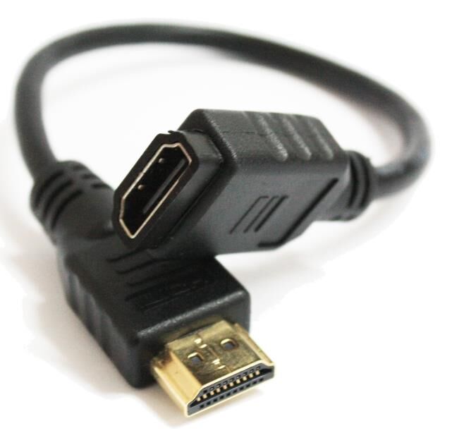 Hdmi Dişi Hdmi Erkek Uzatma Kablosu 25Cm