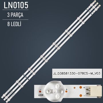 VESTEL 39H9400 LED BAR , 39H8400 LED BAR , HI-LEVEL 39HL550 LED BAR , HI-LEVEL 39HL560 LED BAR