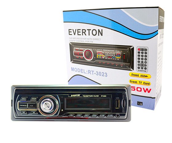 EVERTON RT-3023 USB/SD/FM/AUX MEKANİKSİZ OTO TEYP 4 X 50 WATT