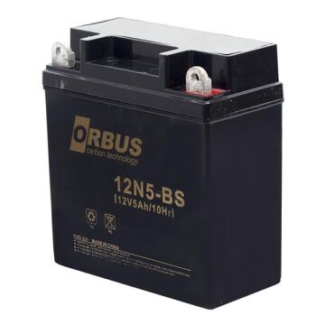 Orbus 12V 5AH Elektrikli Karbon Bisiklet Aküsü 12N5-BS