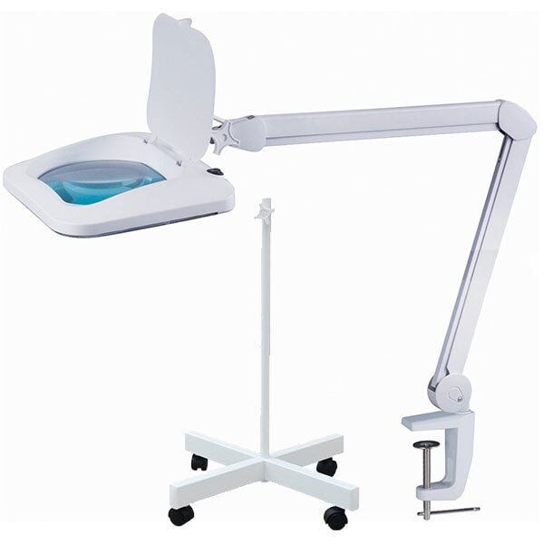 6020 Ayaklı ve Masaüstü Ledli ´Köşeli Lensli´ Büyüteç