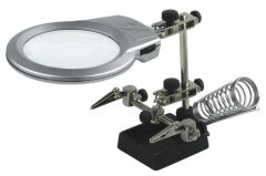 Büyüteçli Havya Standı Ledli