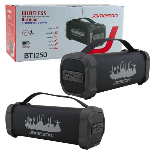 JAMESON BT-1250 PORTATİF BLUETOOTH SPEAKER (USB+SD+FM+BT)