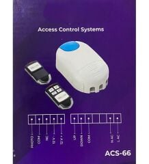 Wicom ACS-66 Fotoselli 220V 2IN1 Otomatik Kepenk Alıcısı Set 2 Adet Kumanda