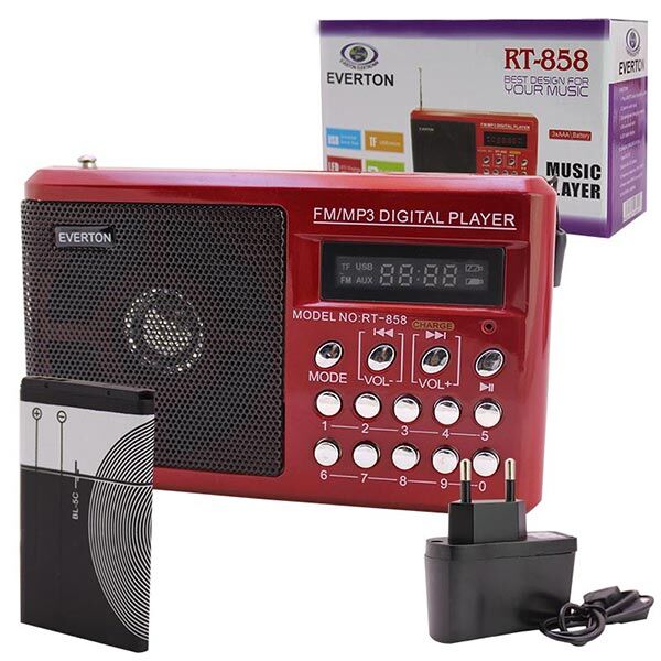 EVERTON RT-858 USB Lİ RADYO * MÜZİK KUTUSU USB/SD/FM/SW