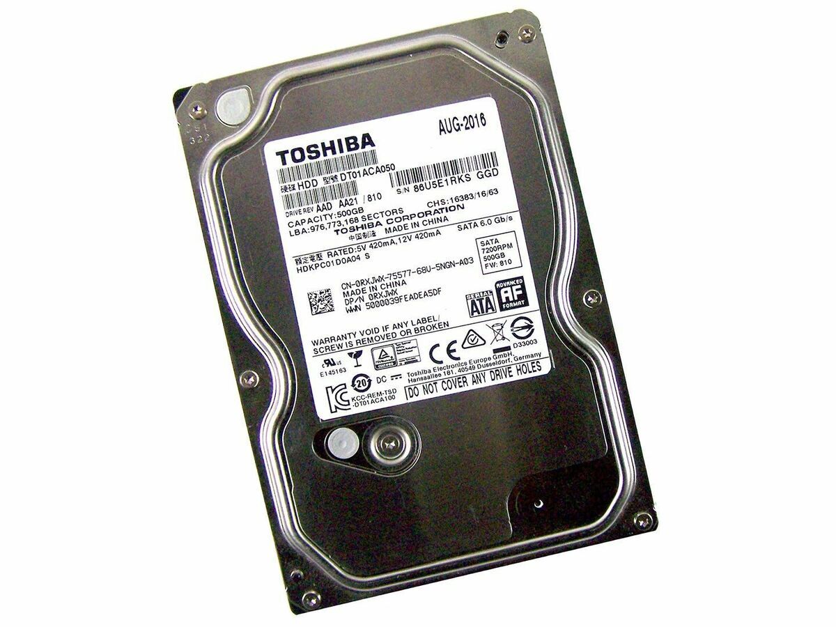 TOSHİBA DT01ACA050 500 GB SATA HARDDİSK REFRESH