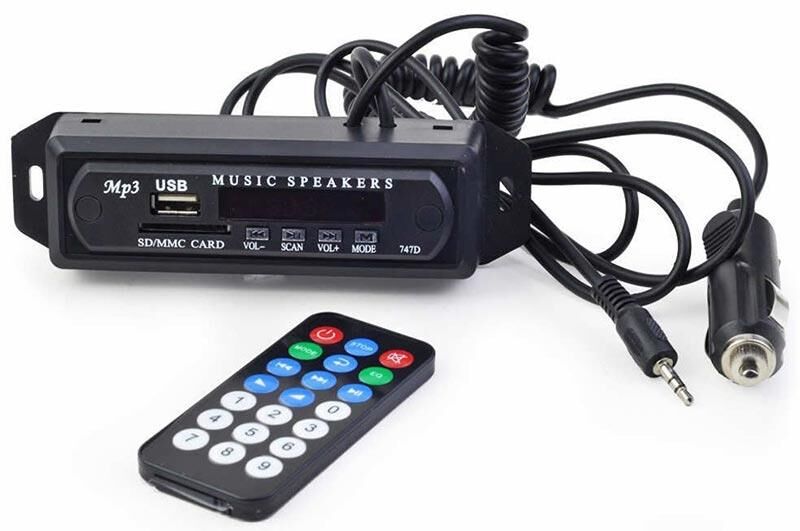 TMU-105 USB/SD & Bluetooth Kart Araç İçi Oto Çakmaklık Girişli Modül