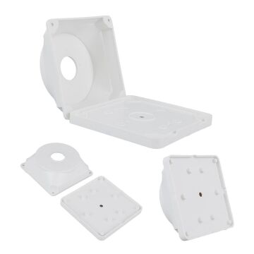 HBF J5000 DIŞ MEKAN KAMERA MONTAJ KUTUSU KARE BUAT+TABAN (TOPLAM 10 ADET )