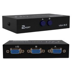 POWERMASTER PM-4263 2 GİRİŞ 1 ÇIKIŞ VGA TOPLAYICI SWITCH
