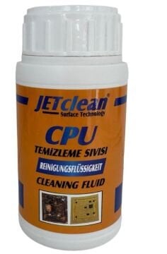 JetClean CPU-250 CPU Entegre Temizleme Sıvısı 250 mL - Bilgisayar ve Elektronik Parça Temizleyici