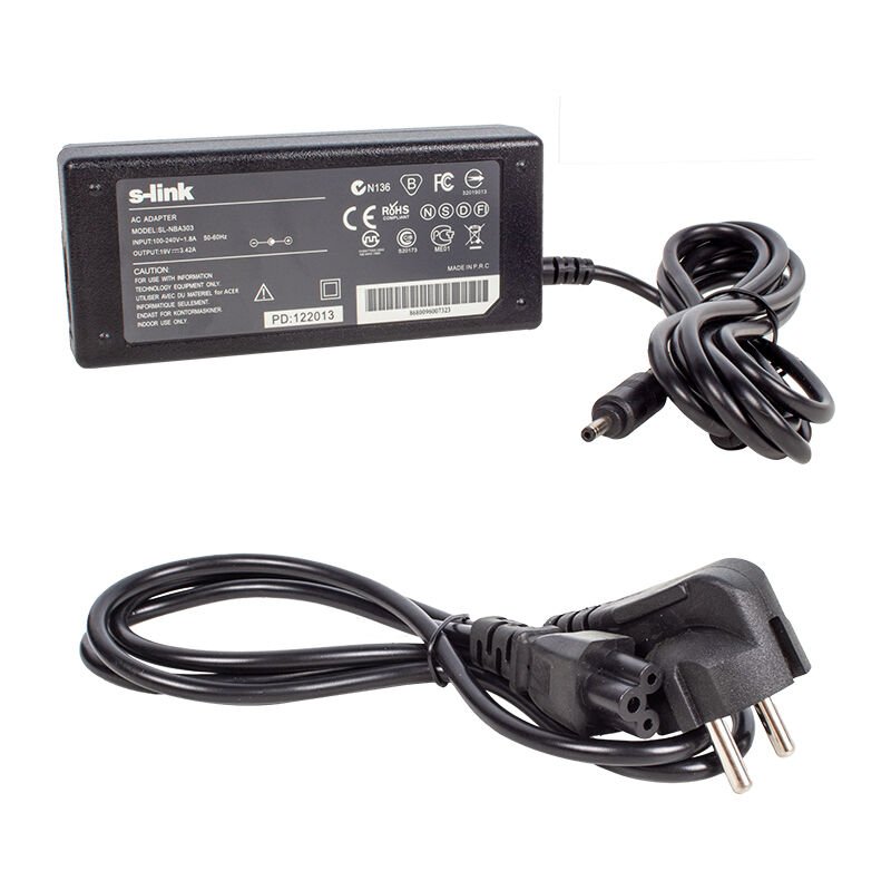 POWERMASTER PM-7562 19 VOLT - 3.42 AMPER 3.0*1.1 UÇLU ACER NOTEBOOK ADAPTÖR