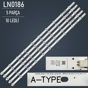 VESTEL 43FA8500 LED BAR ,VESTEL 43FA9000 LED BAR ,TELEFUNKEN 43TF8060 LED BAR,VES430UNSL-3D-U01