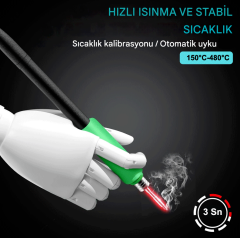 Bakon BK602 Pro Intelligent 2 in 1 Havya İstasyonu