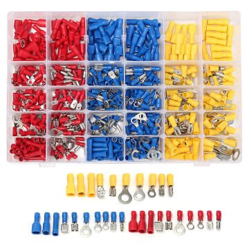 PowerMaster PM-25982 Muhtelif Ölçülerde Kablo Pabuç (480 Parça)