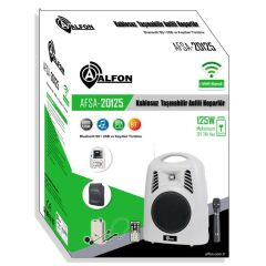 Alfon AFSA-20125 125W VHF Kablosuz Taşınabilir Anfili Hoparlör