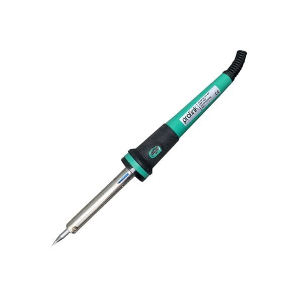 PJ-007 60 Watt Çivi Uçlu Led Işıklı Kalem Havya Power Kablo Topraklı Fiş