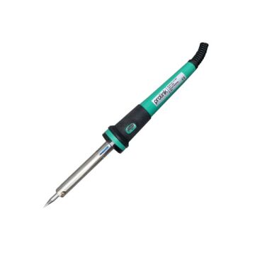 PJ-007 60 Watt Çivi Uçlu Led Işıklı Kalem Havya Power Kablo Topraklı Fiş