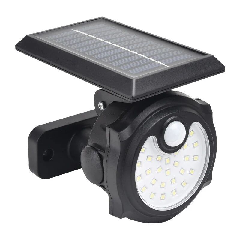 Powermaster SH-1705A 26 Ledli Sensörlü 3 Modlu Solar İndiksiyon Duvar Lambası