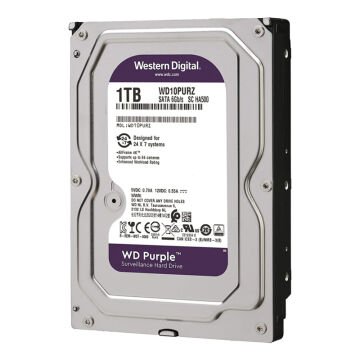 Western Digital Purple WD10PURZ 1 TB Sata 6GB/S 7-24 Güvenlik Harddisk