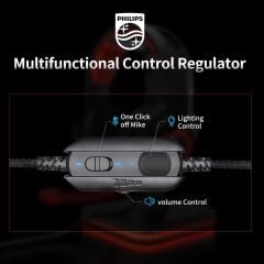 PHILIPS TAG3115 7.1 SURROUND MİKROFONLU USB UÇLU KULAK ÜSTÜ OYUNCU KULAKLIK