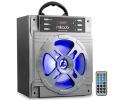 MIKADO MD-455 USB+SD+FM+BLUETOOTH MÜZİK KUTUSU 10W GRİ