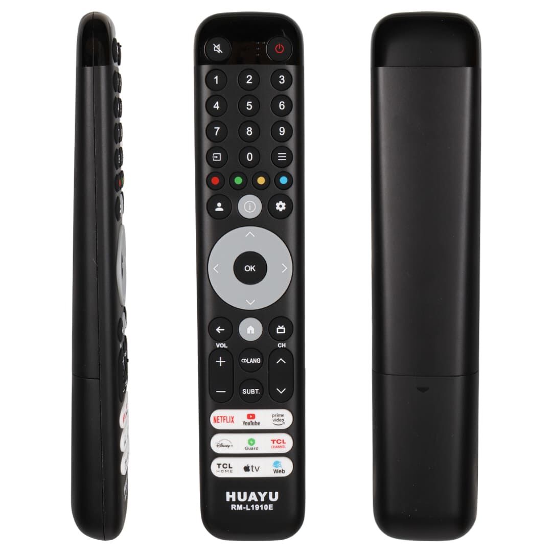 TCL RM-L1910E Netflix Youtube Prime Video Tuşlu LCD Led TV Kumandası