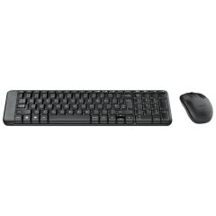 Logitech MK220 Q Tr Siyah Kablosuz Klavye Mouse Set