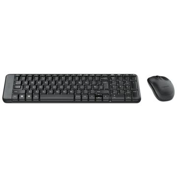 Logitech MK220 Q Tr Siyah Kablosuz Klavye Mouse Set