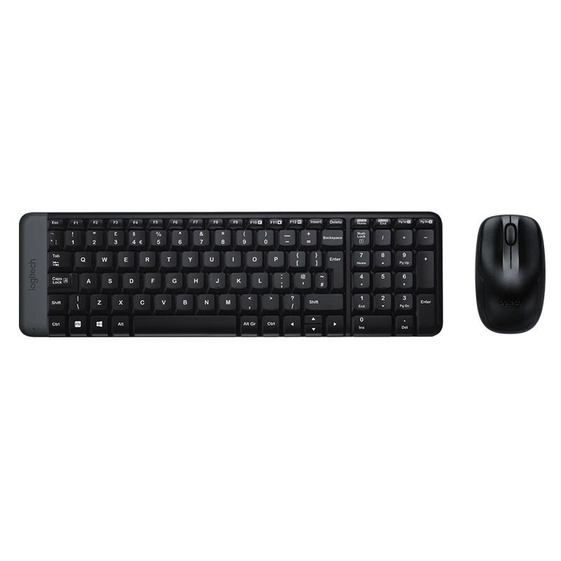 Logitech MK220 Q Tr Siyah Kablosuz Klavye Mouse Set