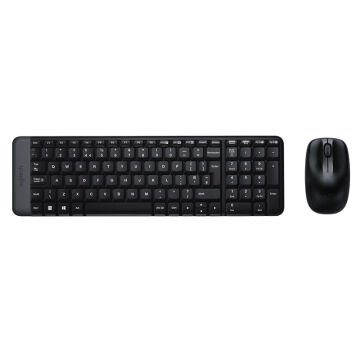 Logitech MK220 Q Tr Siyah Kablosuz Klavye Mouse Set