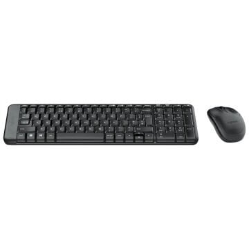 Logitech MK220 Q Tr Siyah Kablosuz Klavye Mouse Set