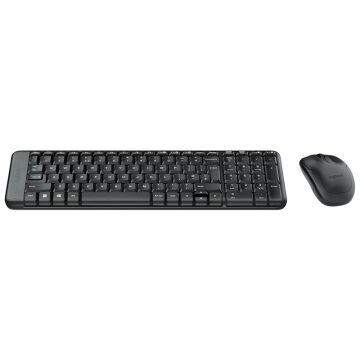 Logitech MK220 Q Tr Siyah Kablosuz Klavye Mouse Set